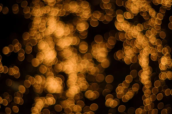Pontos de luz dourados — Fotografia de Stock
