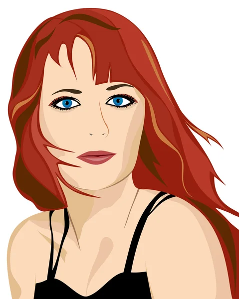 stock image Woman with red hair