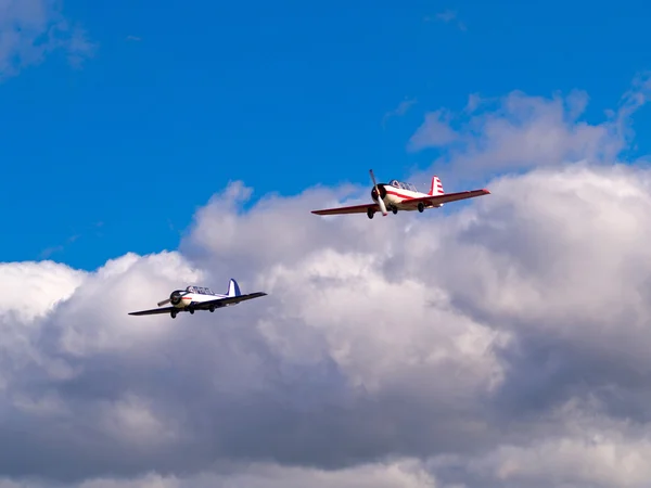 Dvojice letadel — Stock fotografie