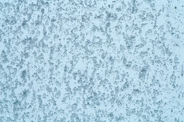 Nieve en la ventana — Foto de Stock