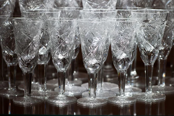 stock image Crystal glasses