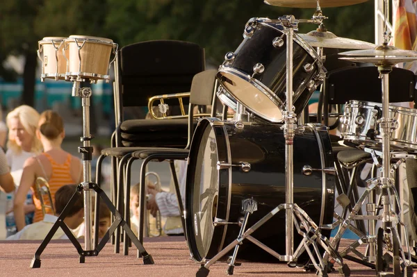 Drumps impostato sulla scena — Foto Stock
