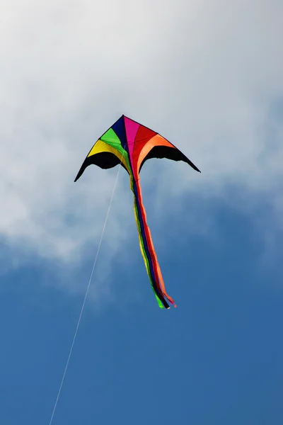 Kite in lucht — Stockfoto