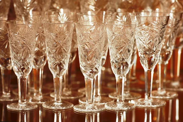 stock image Crystal glasses