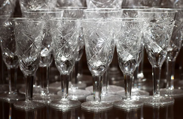 stock image Crystal glasses