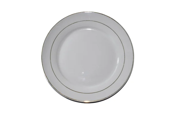 stock image A dinner plate on white background