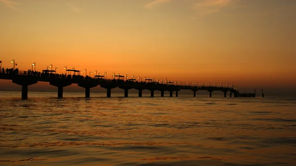 stock image Wide view on the pier