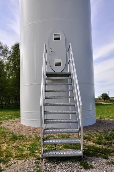 Bejárat a szél turbina — Stock Fotó