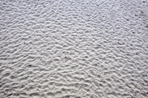 Следы на пляже — стоковое фото