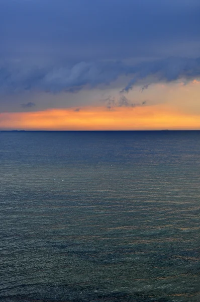 Coucher de soleil sur la mer Baltique — Photo