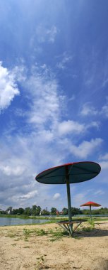 ülke beach dikey Panoraması