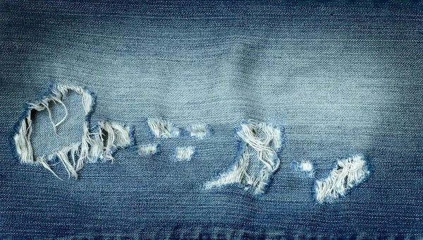 Skadade jeans — Stockfoto