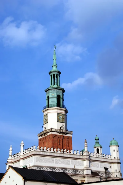 Věž z radnice v Pozna? — Stock fotografie