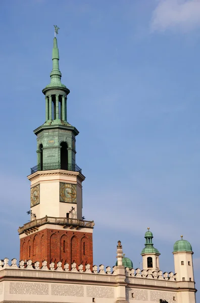 Tower of City Hall in Poznań — Stock Photo, Image