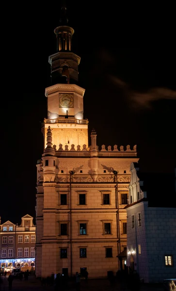 Rådhuset på natten — Stockfoto