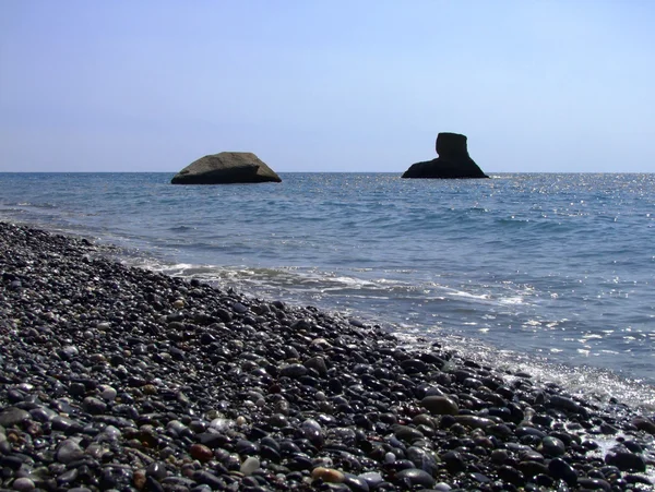 Bahía y piedra — Foto de Stock