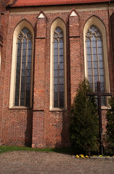 Gotyckie okna — Zdjęcie stockowe