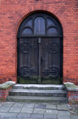 Gate to the church clipart