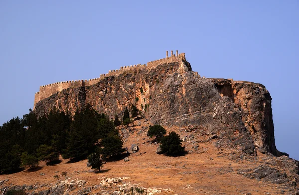 Zamek na wzgórzu — Zdjęcie stockowe