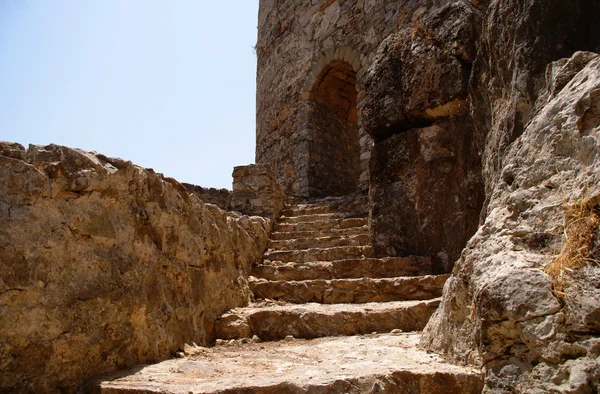 Treppe zur Burg — Stockfoto