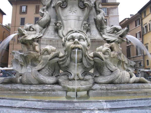 Fontana del pantheon, Řím Itálie — Stock fotografie