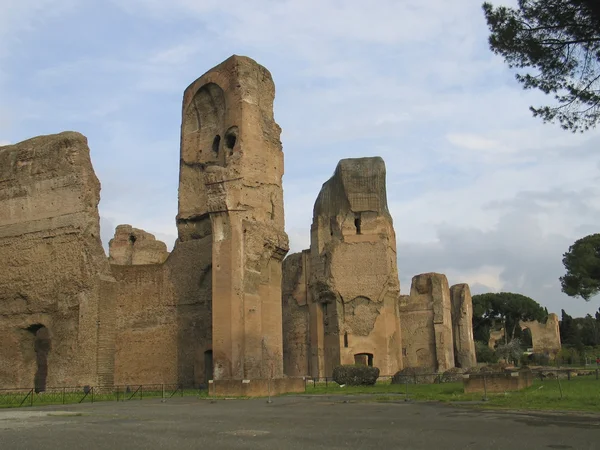 Ruiny Tatrzańskiej Karakalli w Rzymie — Zdjęcie stockowe