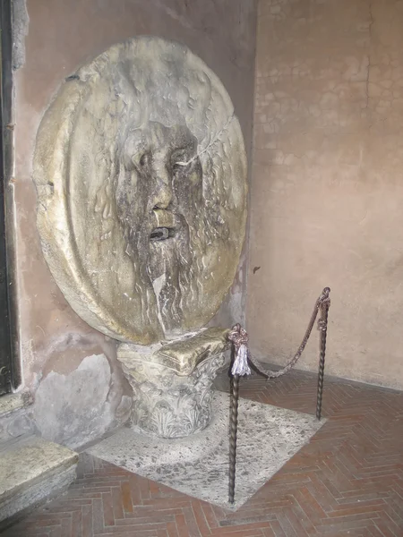La "bocca della verita" (truth´s ağız) Roma, İtalya — Stok fotoğraf