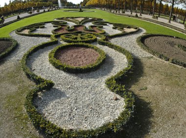 The baroque gardens of Schwetzingen clipart