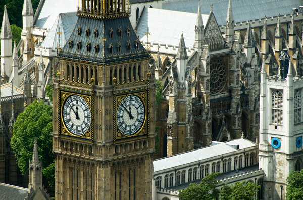 Большая башня Бена в Лондоне, Великобритания
