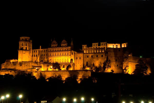 Il Castello Rosso di Heidelberg, Germania — Foto Stock