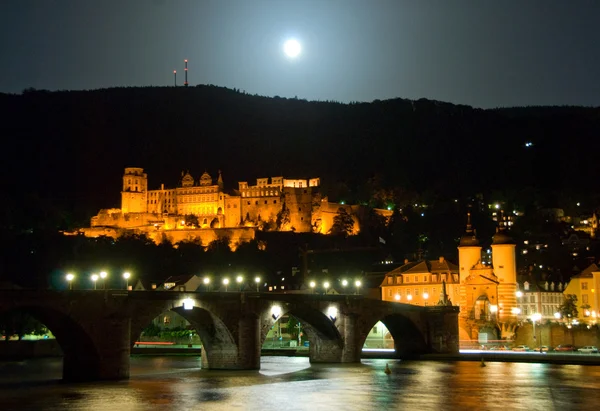O Castelo Vermelho em Heidelberg, Alemanha — Fotografia de Stock