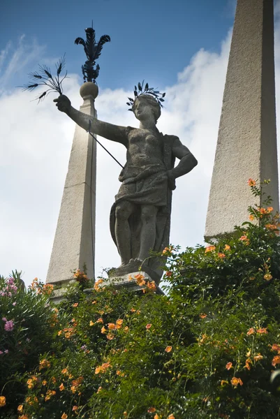 Классическая скульптура Изолы Беллы, Лагомаджоре — стоковое фото