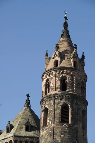La cupola di Worms, Germania. Torre — Foto Stock