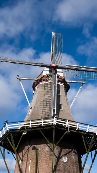 전통 풍차, 네덜란드 — 스톡 사진