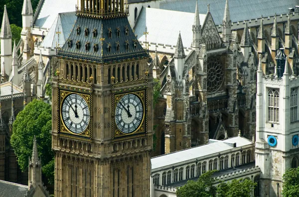 ロンドン, イギリスのビッグベンのタワー ストック画像