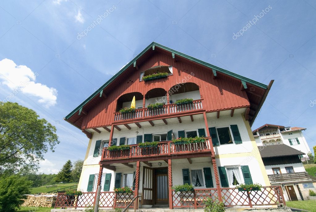 Traditional bavarian House — Stock Photo © AlexTimaios #3633496