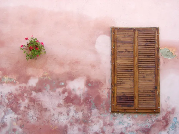 Ροζ grungy τοίχο — Φωτογραφία Αρχείου