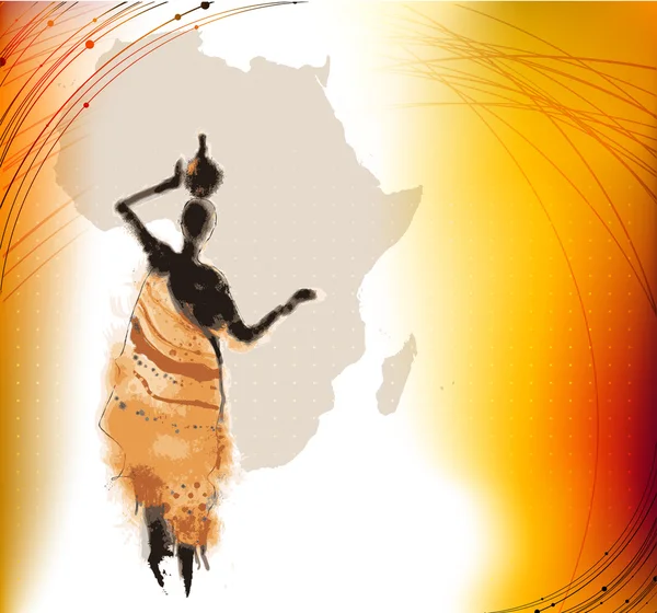Afrikas abstrakter Hintergrund — Stockfoto