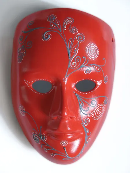 Hermosa máscara veneciana pintada — Foto de Stock