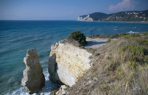 stock image Eroded sea cliff view