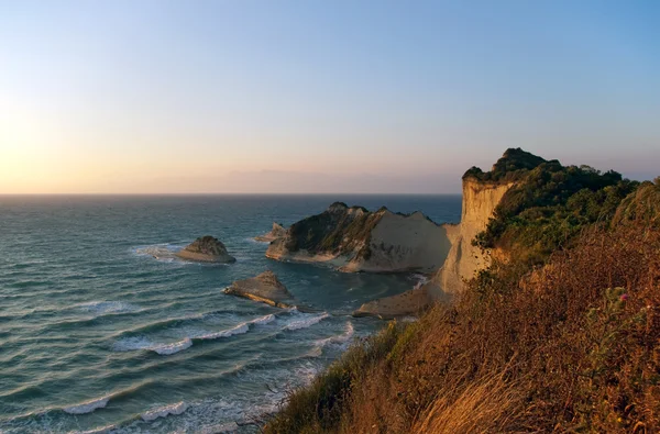 Stock image Rugged coastline with rock formations