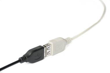USB cables clipart