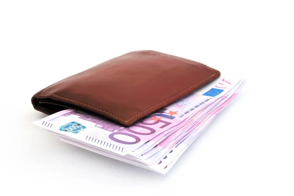 Billetera con dinero — Foto de Stock