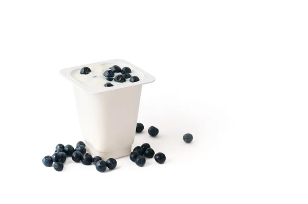 Jagodowym jogurtem — Zdjęcie stockowe
