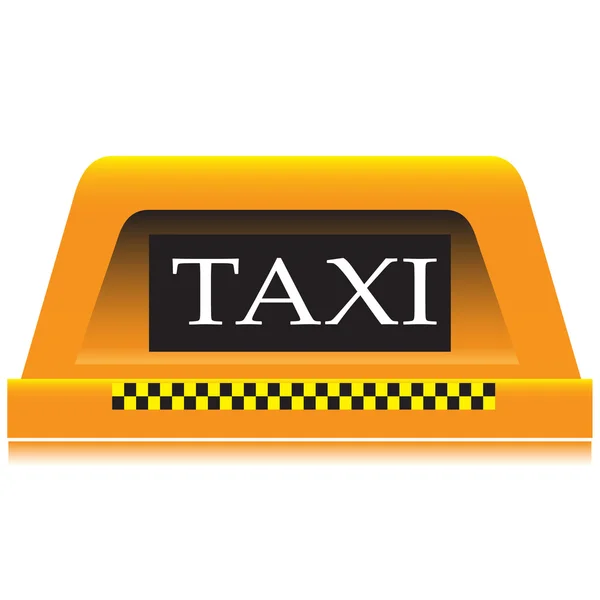 Lykta taxi.vecktor — Stock vektor