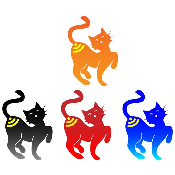 RSS ikona cat.vector — Wektor stockowy