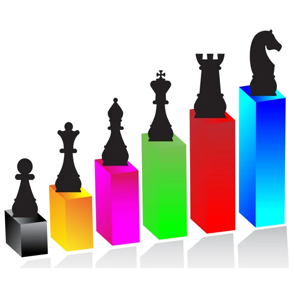 stock vector Chess diagram.Vector