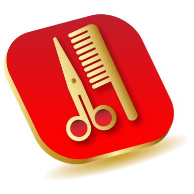 Instrument of hairdresser.vector clipart