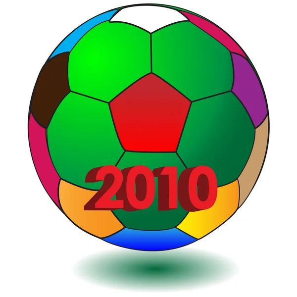 Boule 2010.Vecteur — Image vectorielle