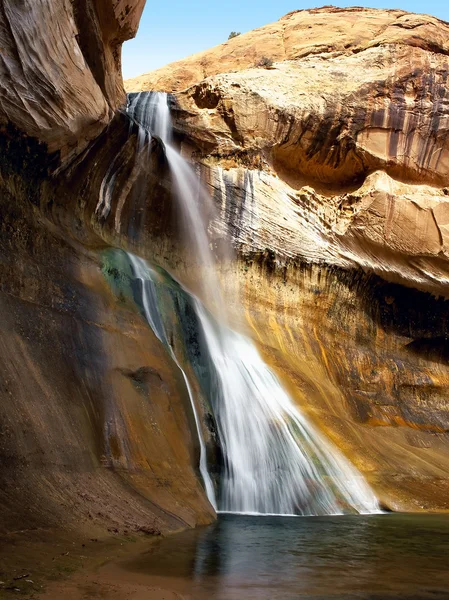 Lägre kalv creek falls — Stockfoto